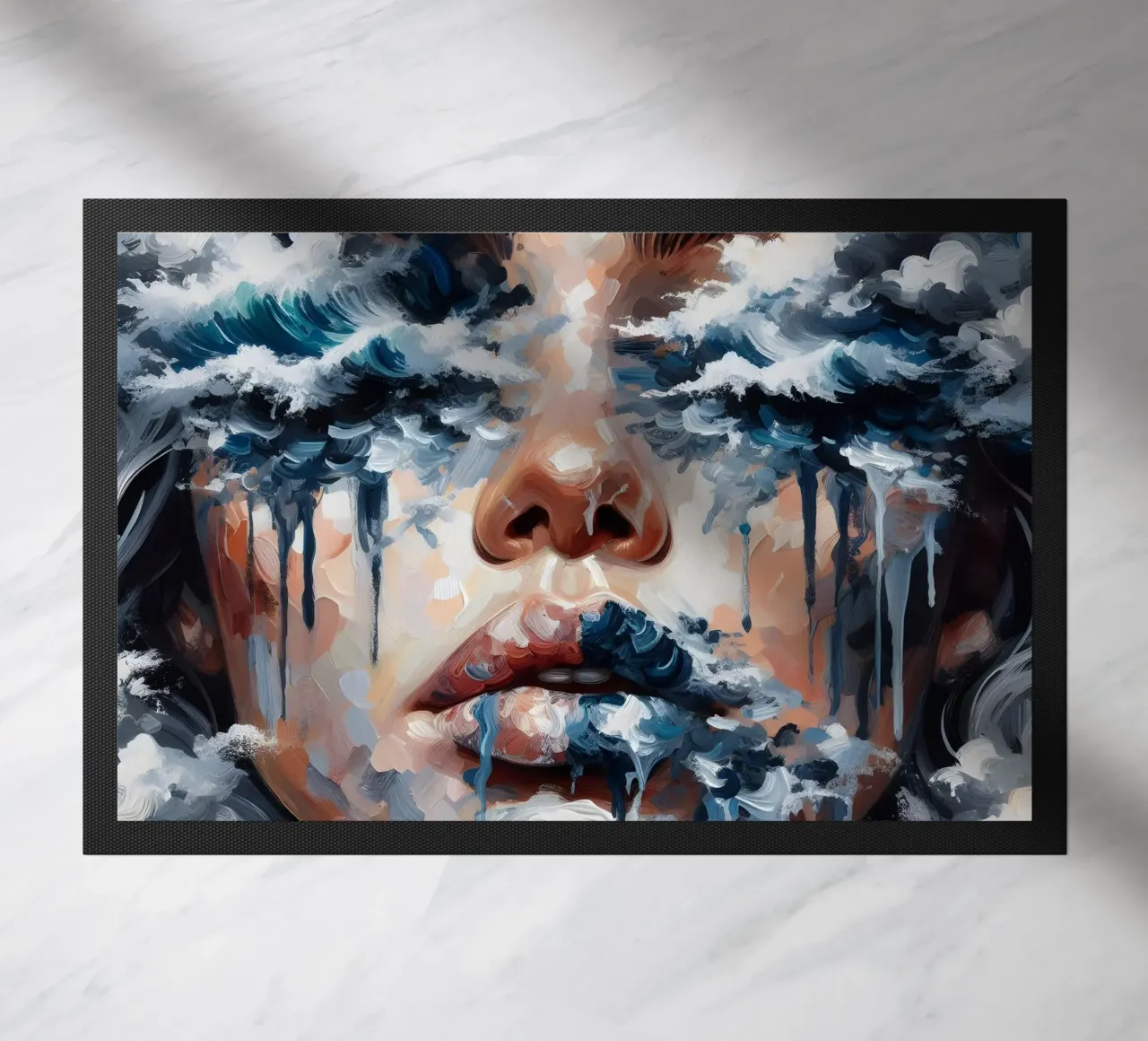 VLOEDGOLF deurmat van ARTOMATIC