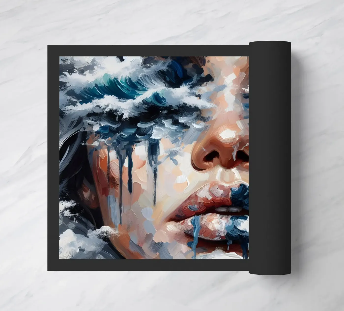 TIDAL WAVE doormat by ARTOMATIC