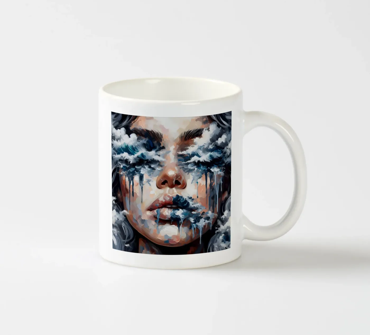 TIDAL WAVE ceramic mug by ARTOMATIC