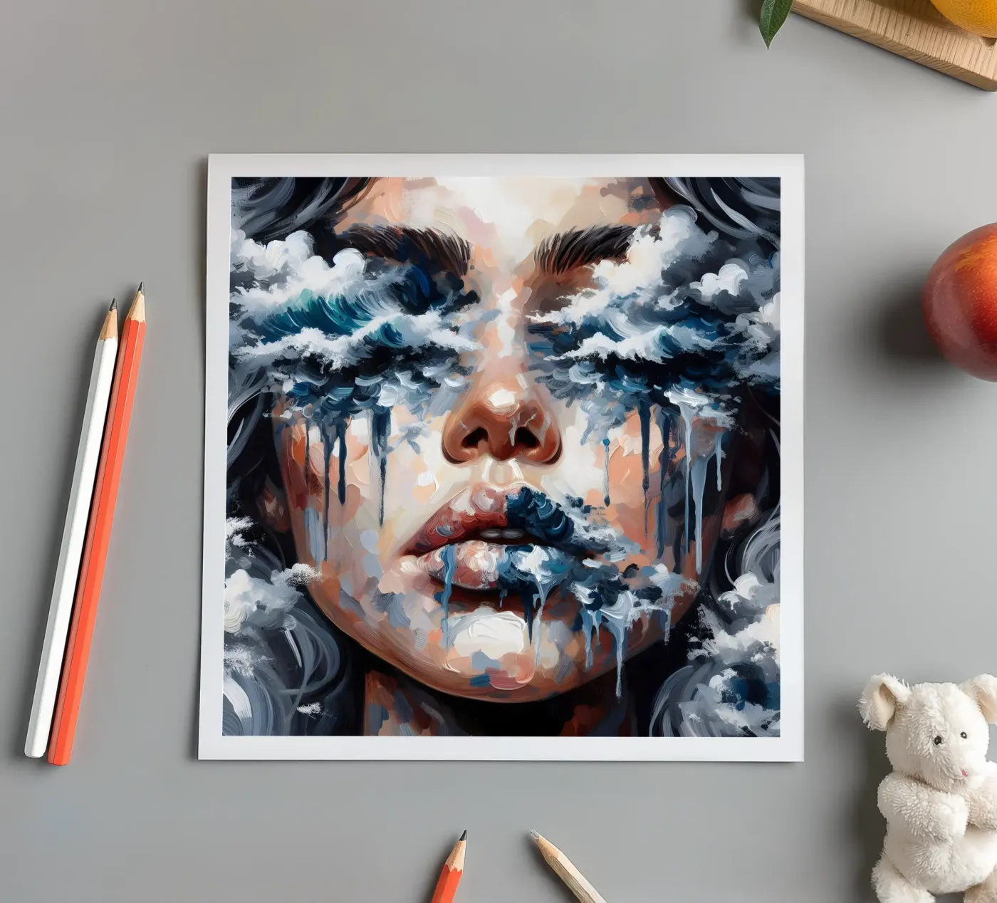 TIDAL WAVE sticker sheet by ARTOMATIC