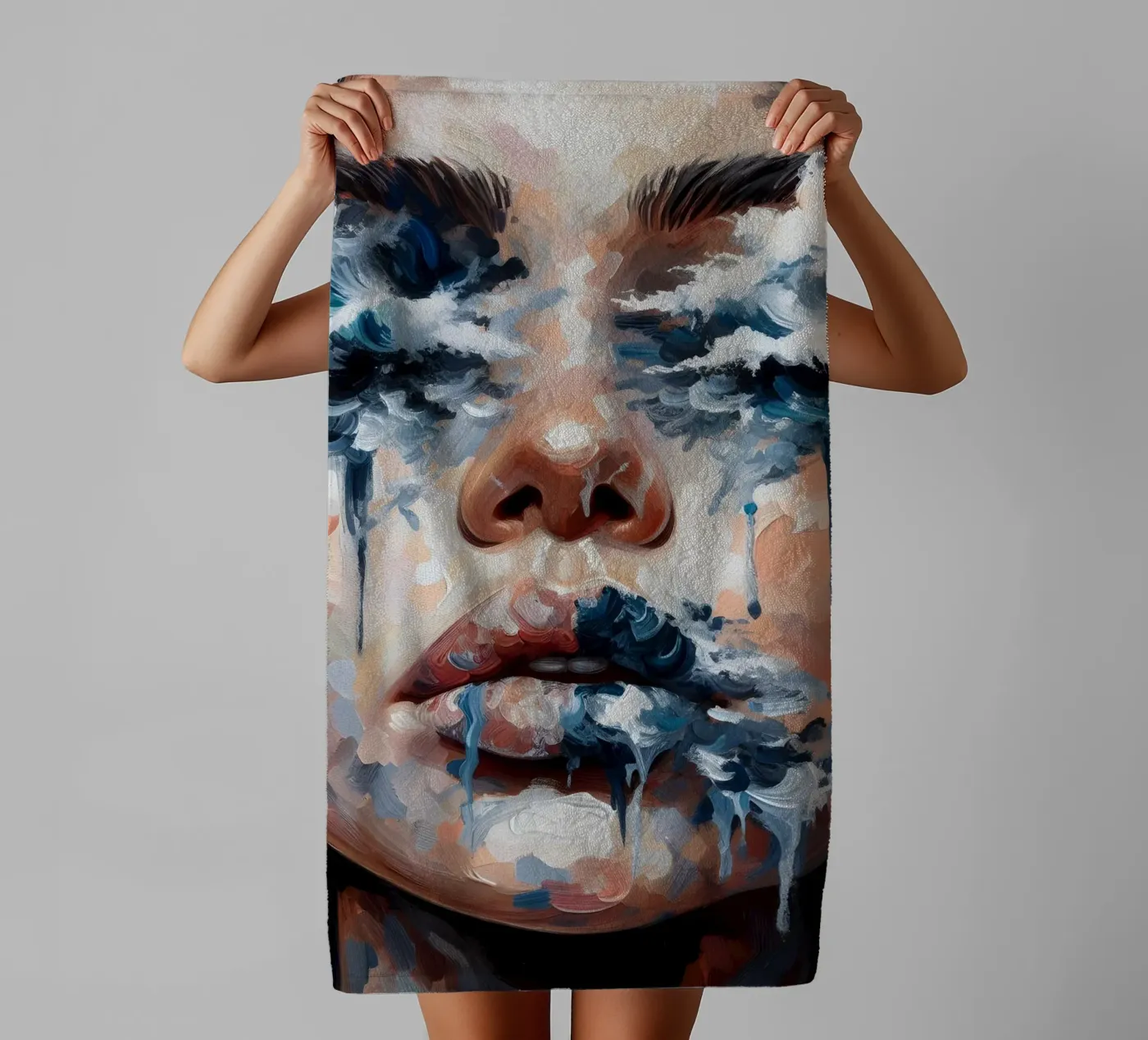 TIDAL WAVE towel by ARTOMATIC