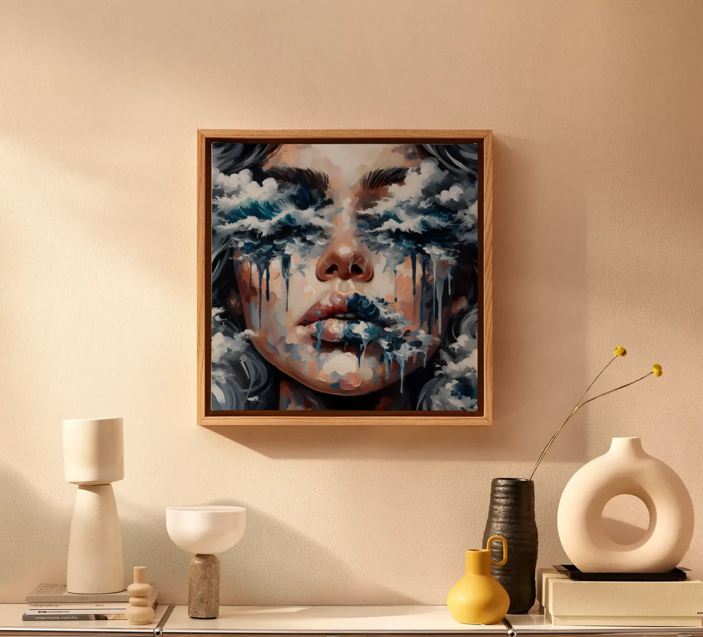 TIDAL WAVE canvas by ARTOMATIC