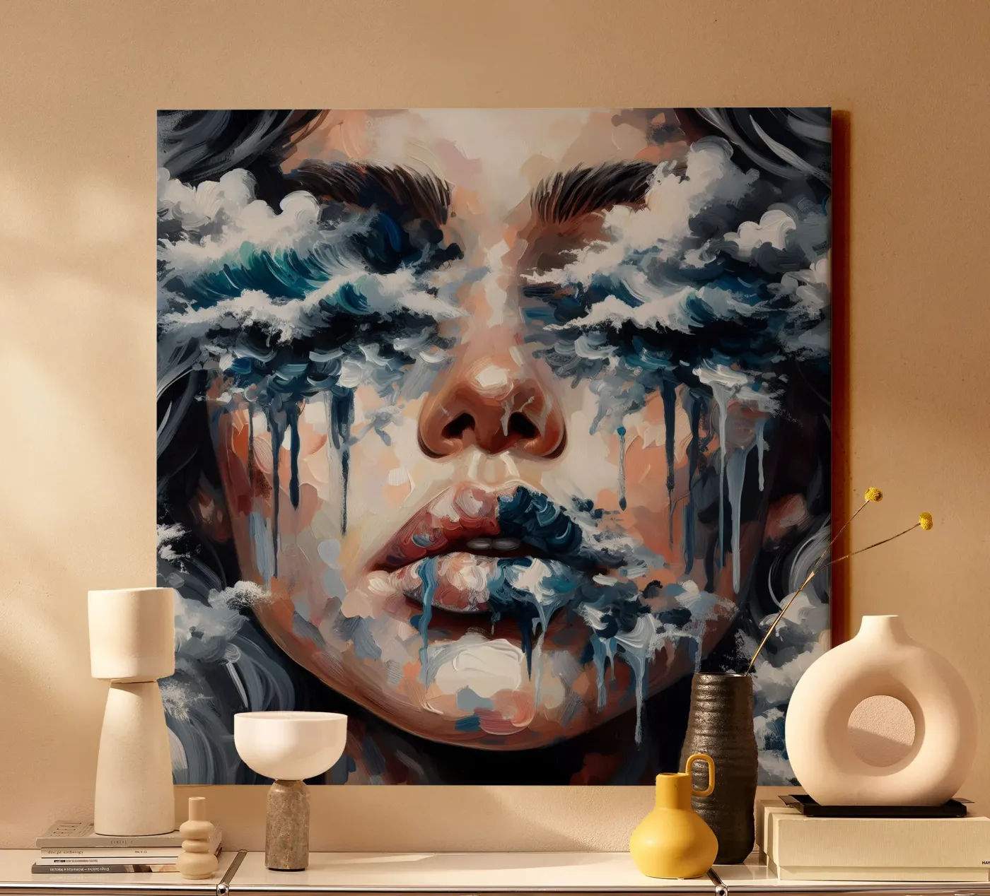 TIDAL WAVE canvas by ARTOMATIC