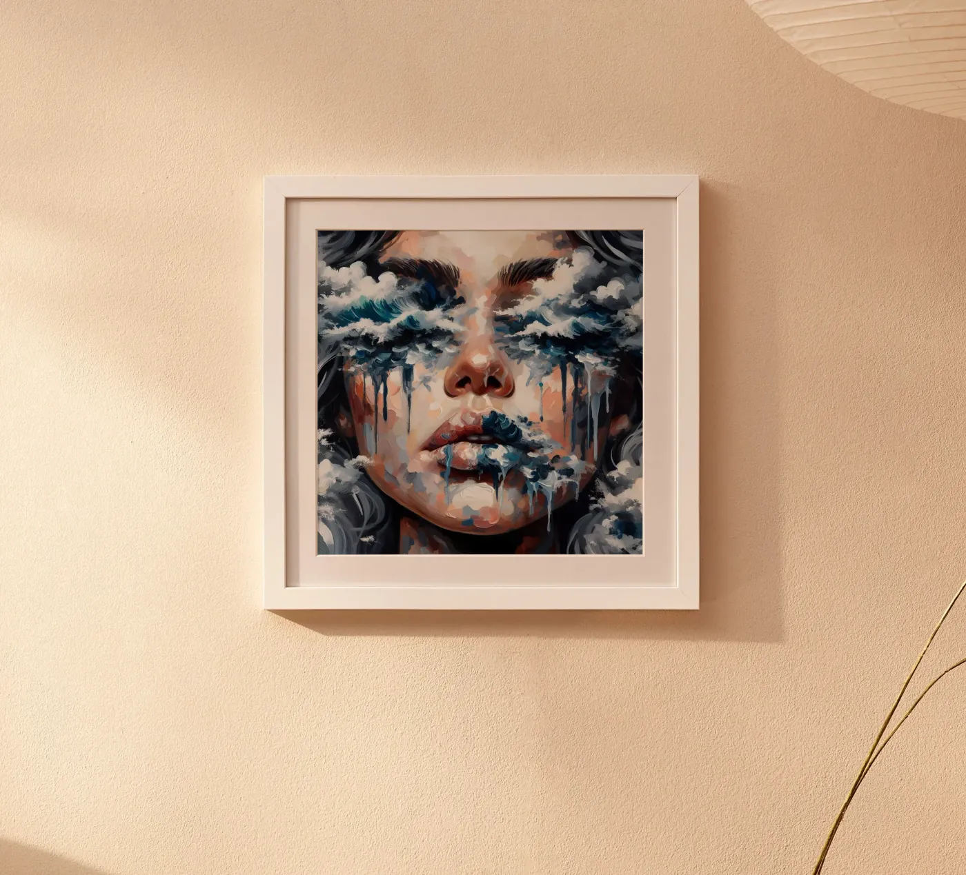 VLOEDGOLF poster van ARTOMATIC