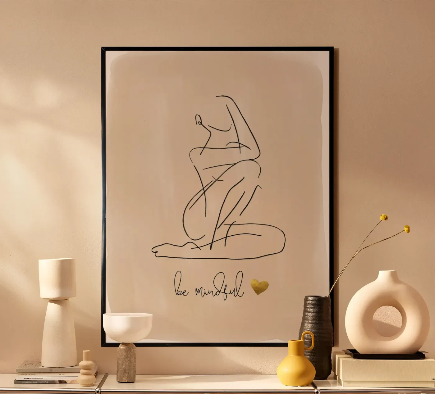 be mindful poster by ArtDesign by KBK
