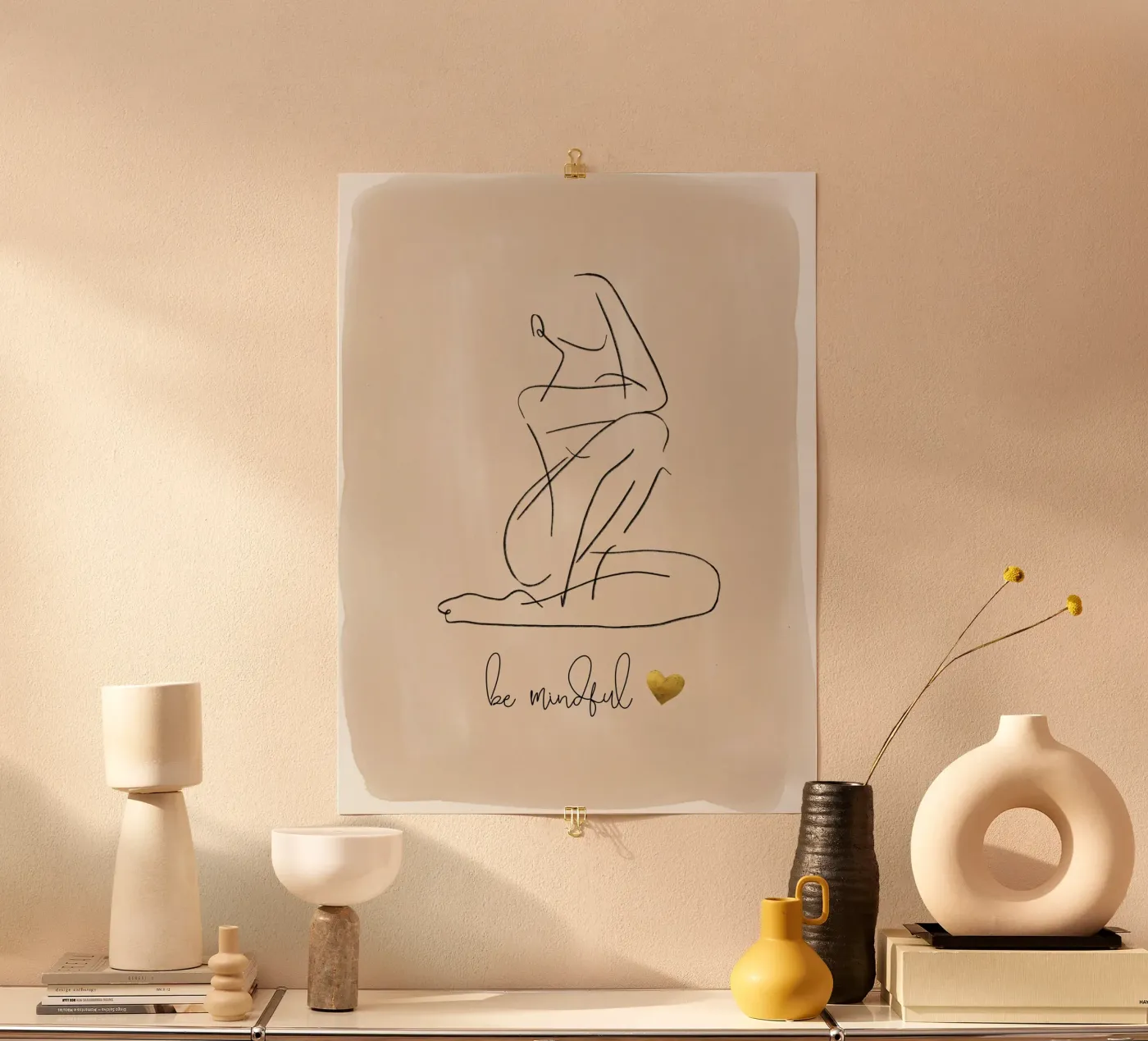 be mindful poster by ArtDesign by KBK