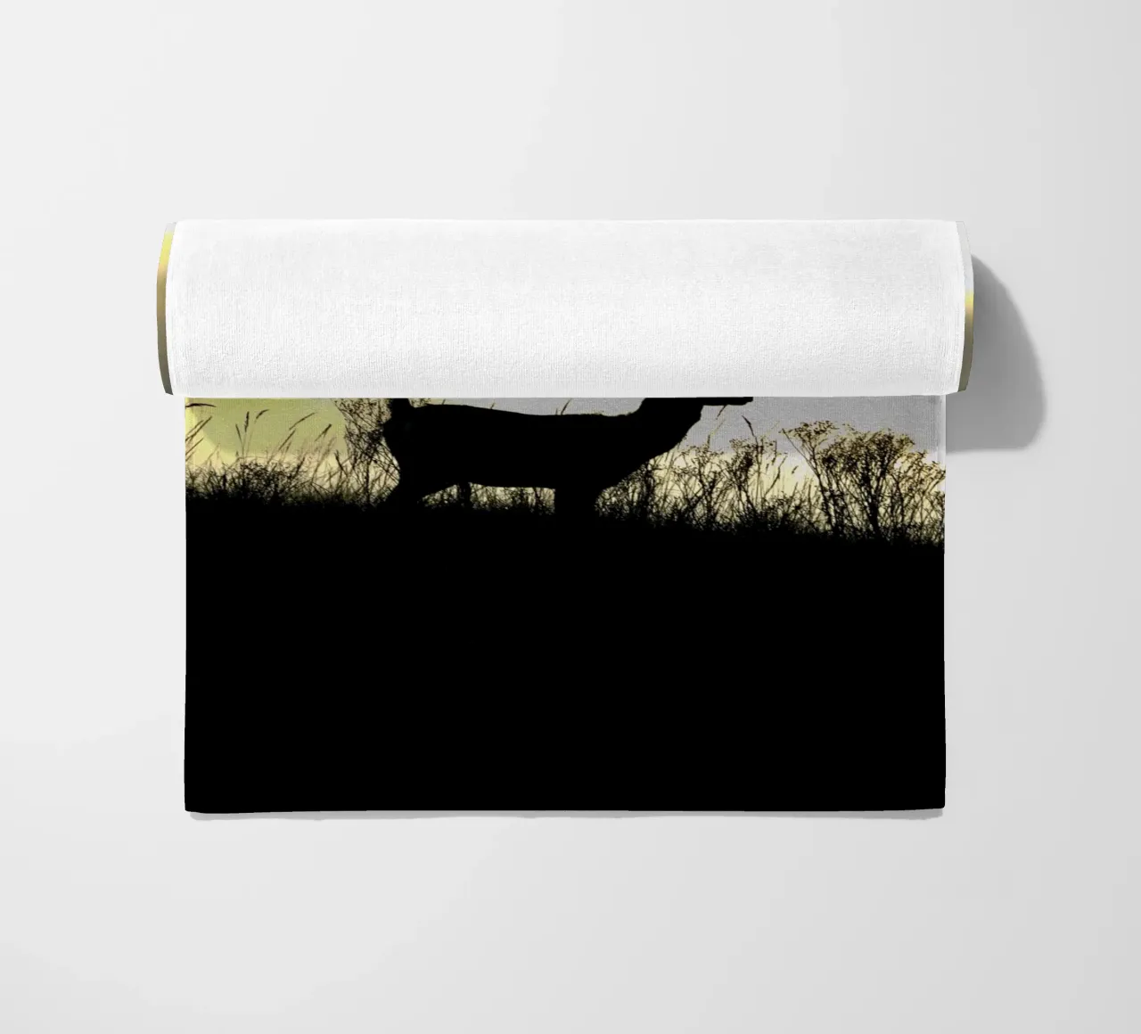 Sunrise beach towel by Tom's Wildlife