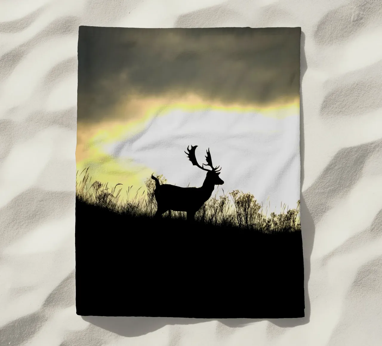 Sunrise beach towel by Tom's Wildlife