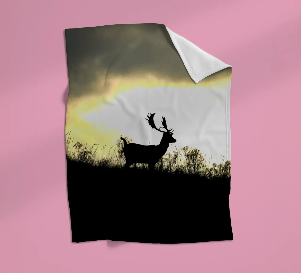 Sonnenaufgang Fleecedecke von Tom's Wildlife