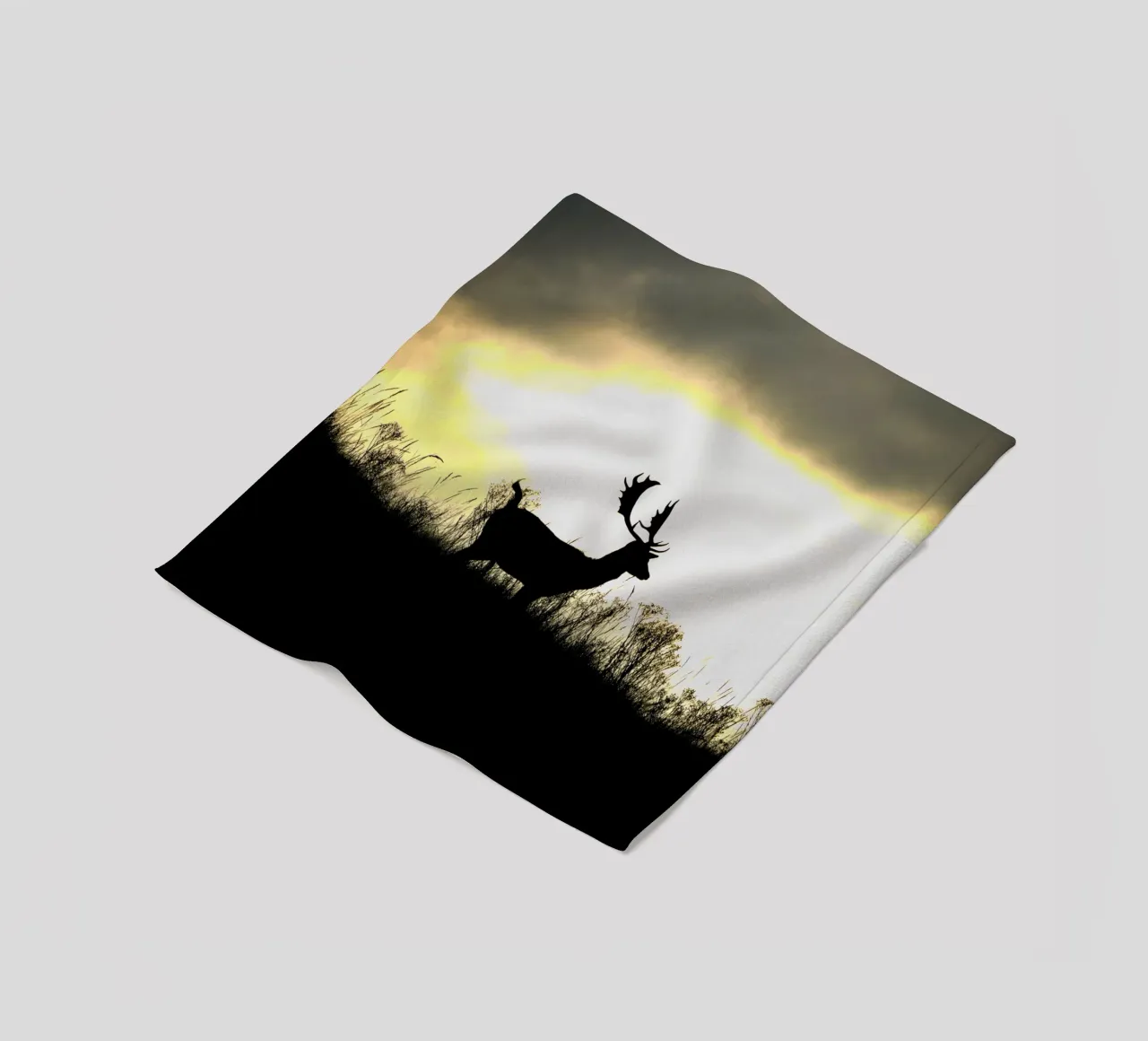 Sonnenaufgang Fleecedecke von Tom's Wildlife