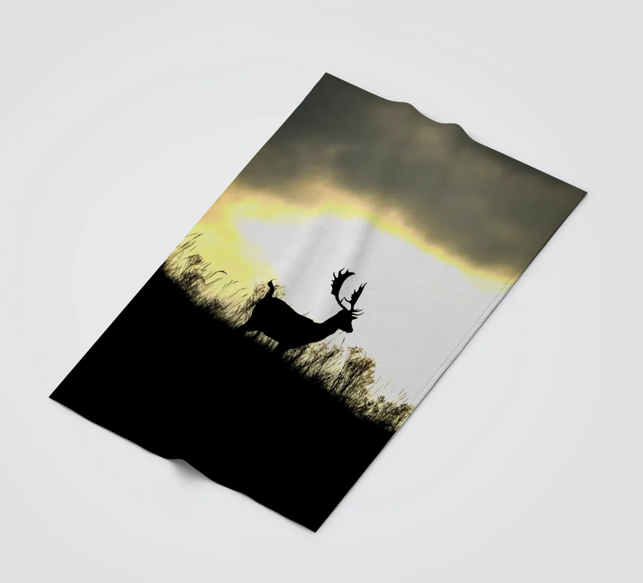 Sonnenaufgang Fleecedecke von Tom's Wildlife