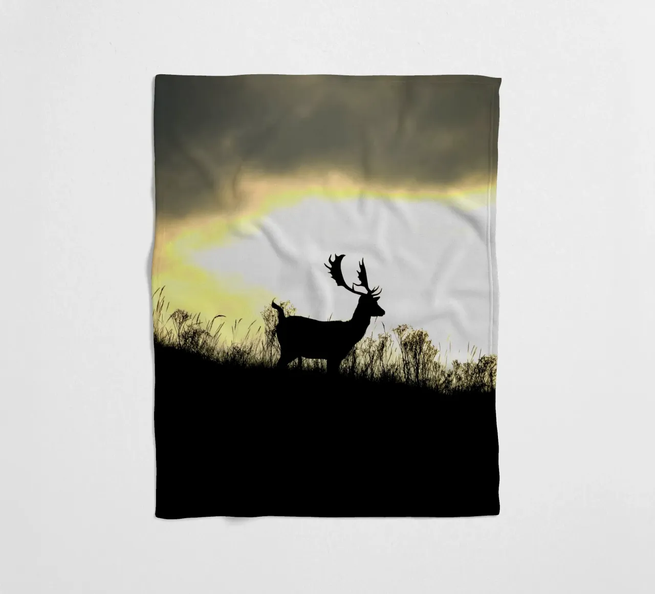 Sonnenaufgang Fleecedecke von Tom's Wildlife