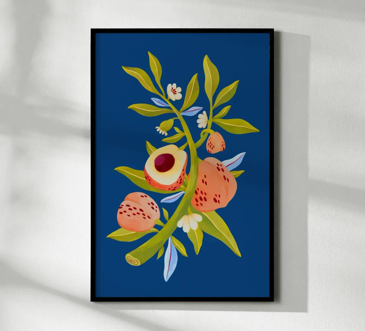 Giardino in fiamme - Albero di pesco poster da The Artcircle
