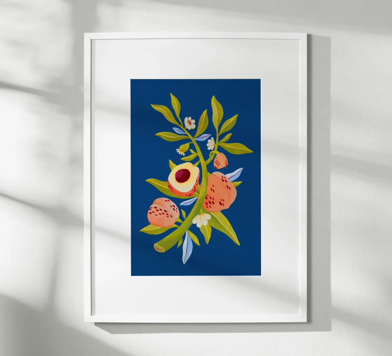 Giardino in fiamme - Albero di pesco poster da The Artcircle