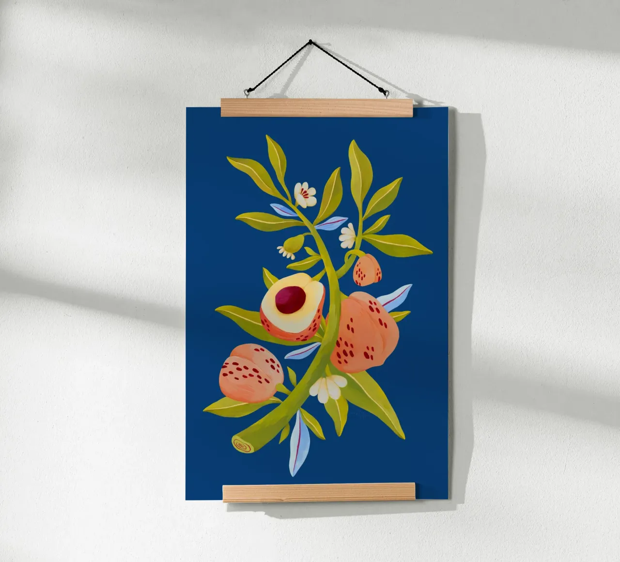Giardino in fiamme - Albero di pesco poster da The Artcircle