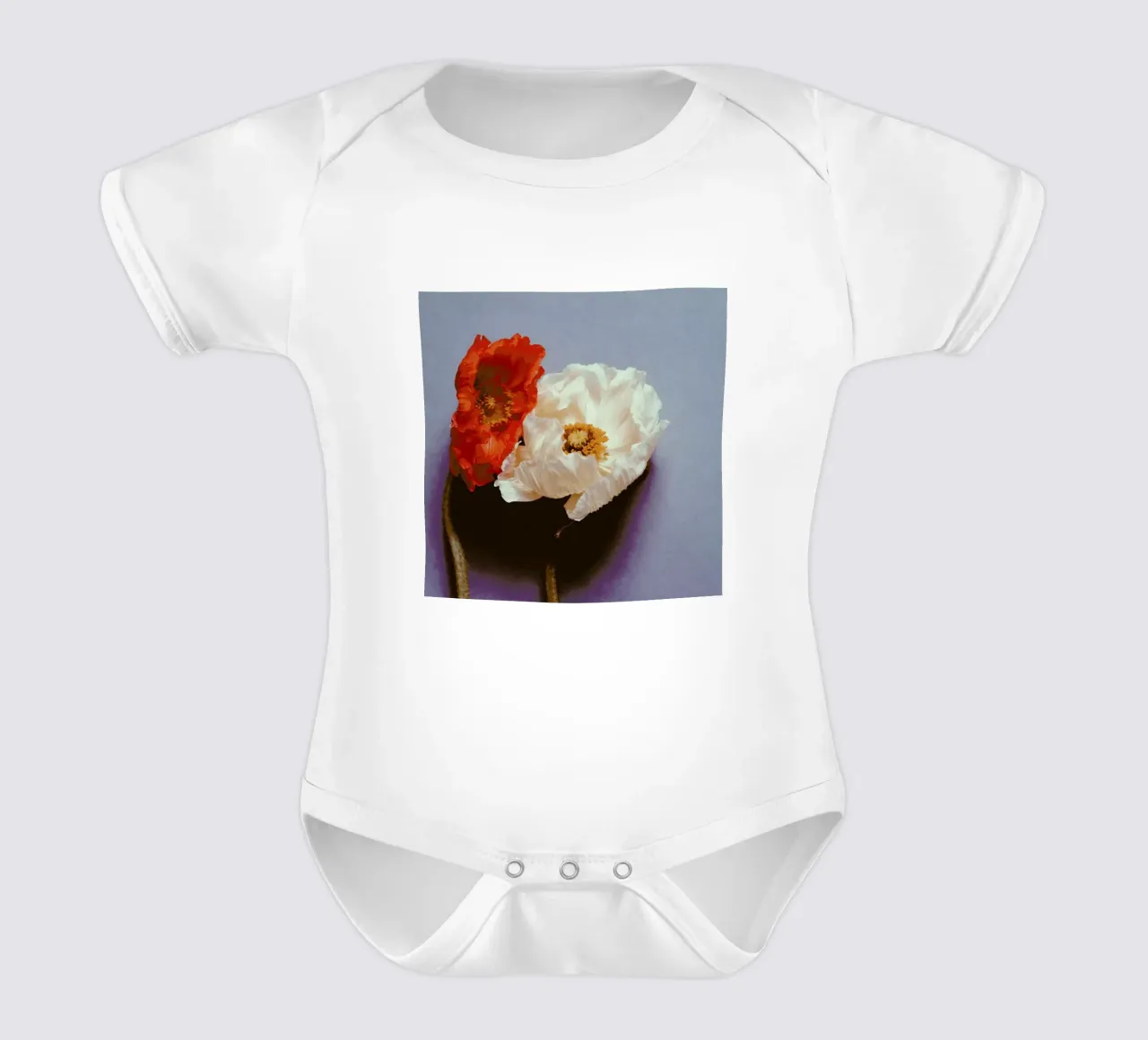 Together short-sleeve baby romper by Morgan Kendall