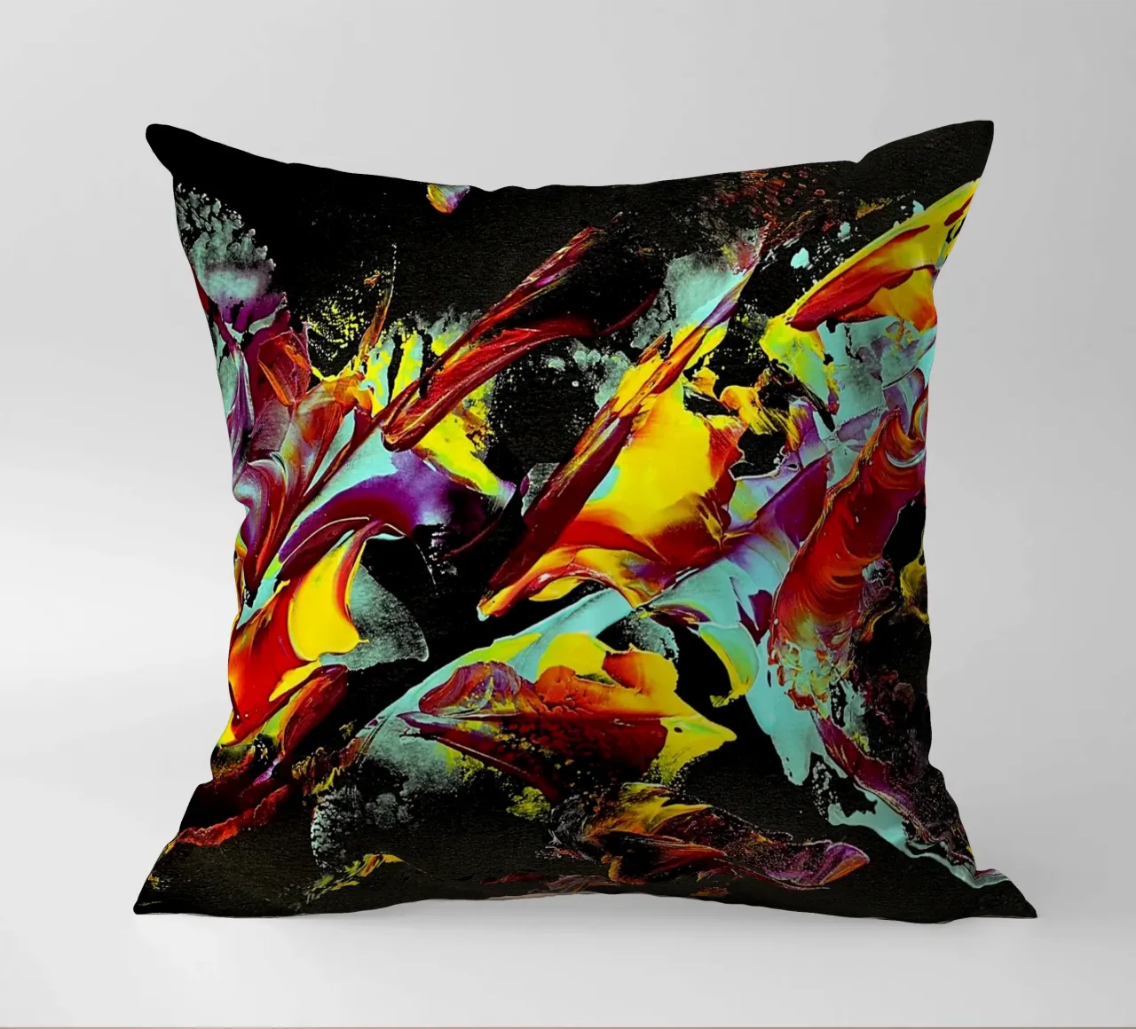 IDEAL GIFT 114 cuscino da Thierry Vobmann Abstract painting