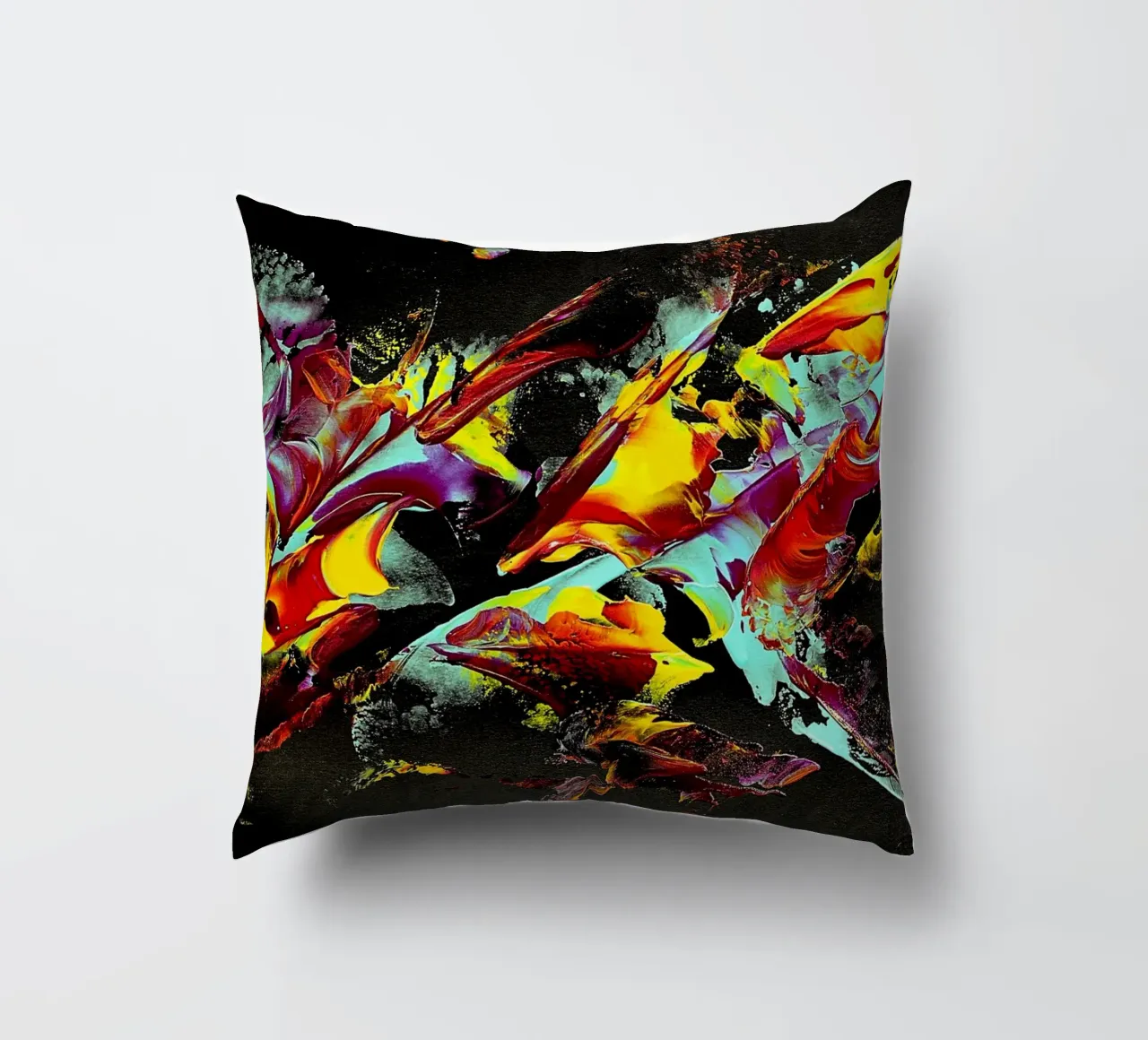 IDEAL GIFT 114 cuscino da Thierry Vobmann Abstract painting