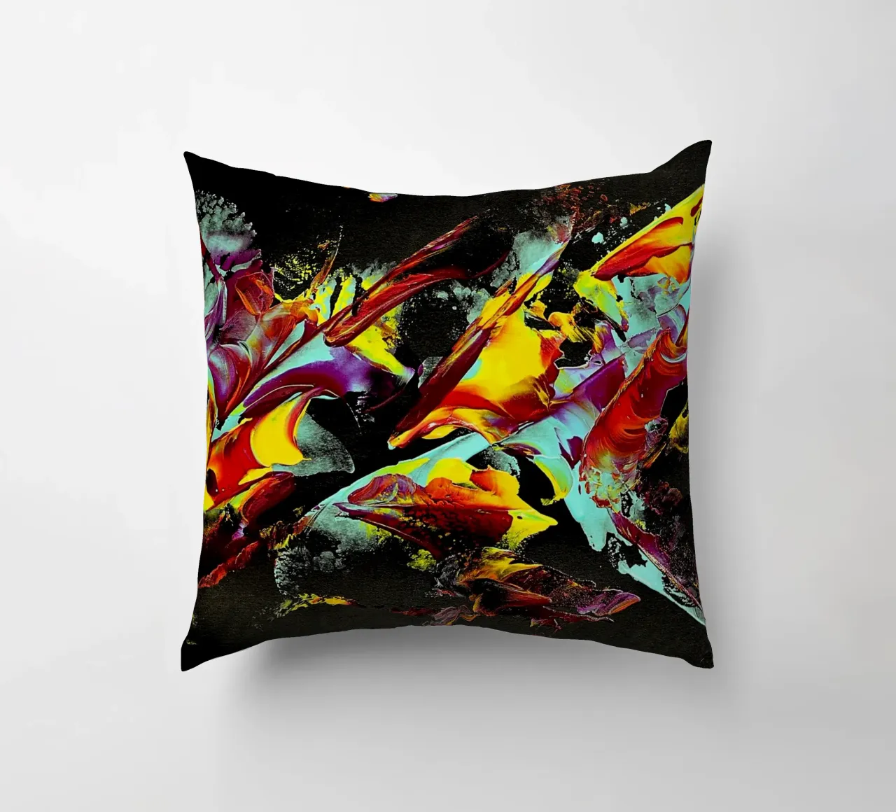 IDEAL GIFT 114 cuscino da Thierry Vobmann Abstract painting