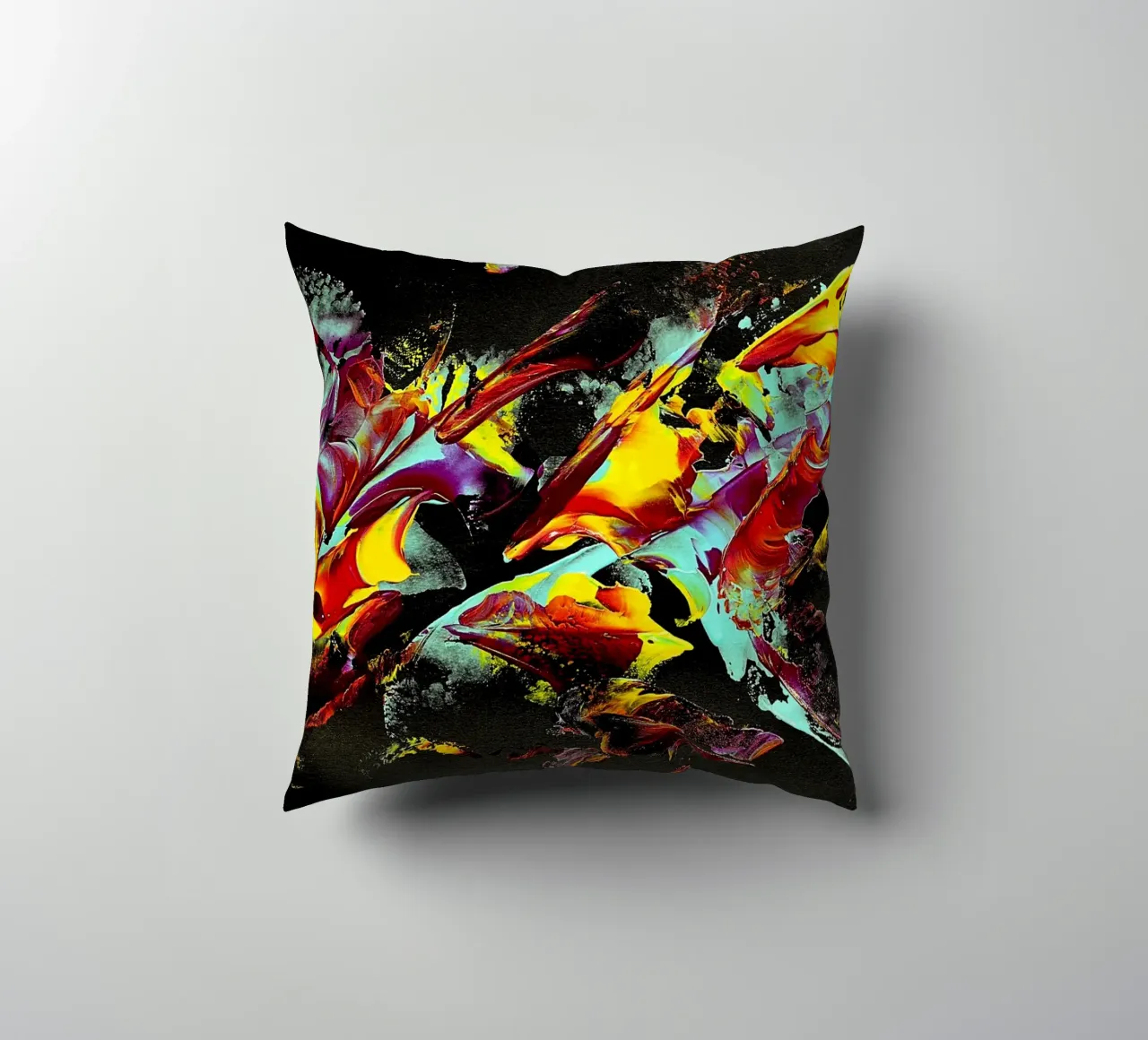 IDEAL GIFT 114 cuscino da Thierry Vobmann Abstract painting