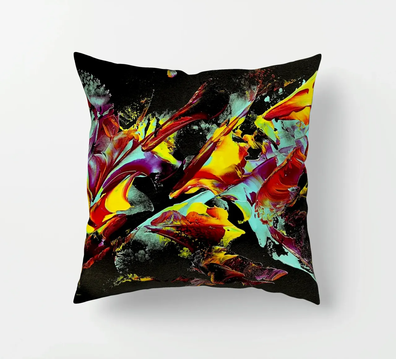 IDEAL GIFT 114 cuscino da Thierry Vobmann Abstract painting