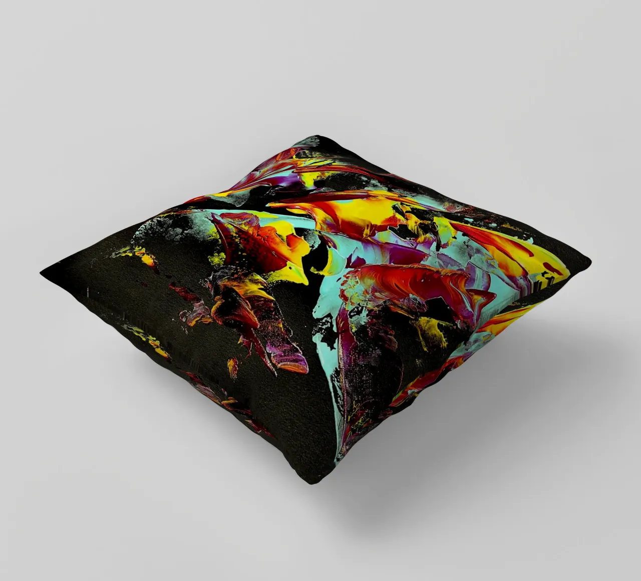 IDEAL GIFT 114 cuscino da Thierry Vobmann Abstract painting