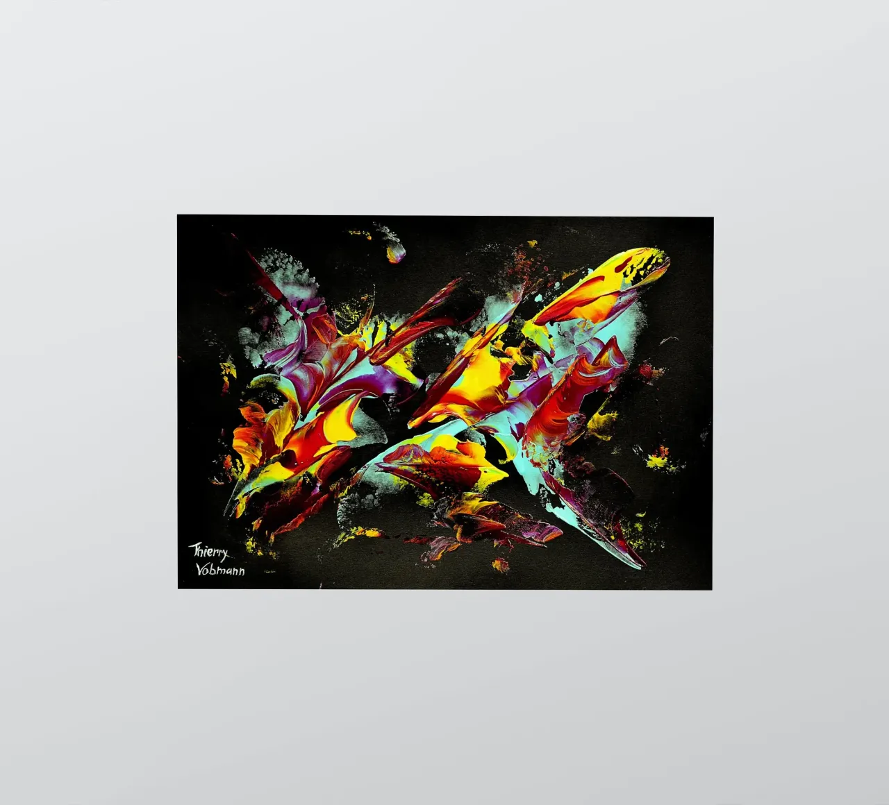IDEAL GIFT 114 adesivo da Thierry Vobmann Abstract painting