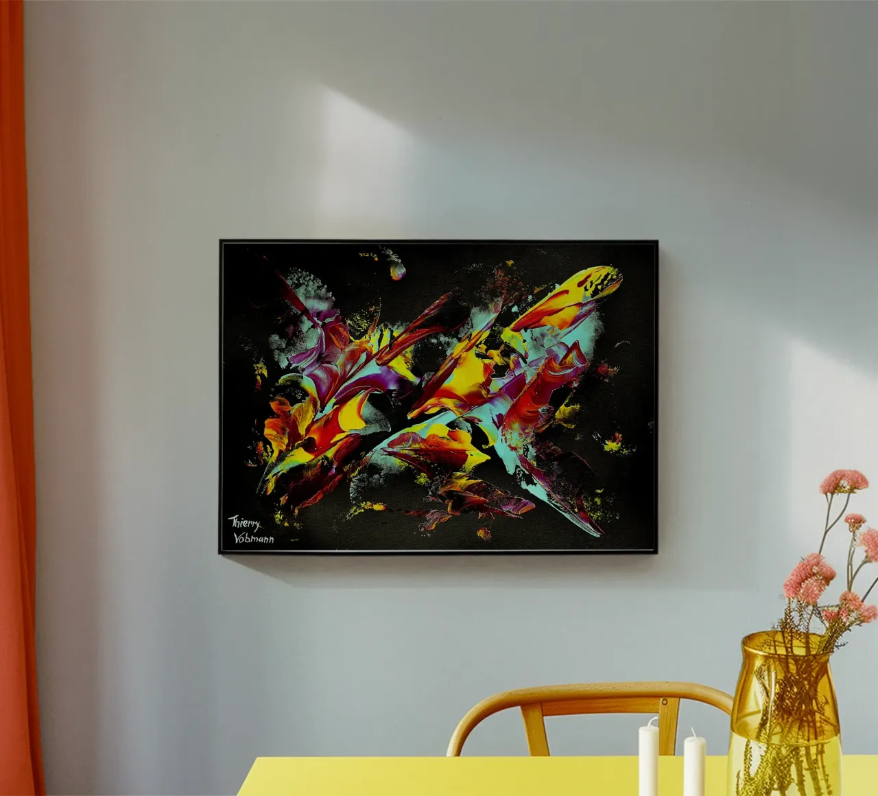 IDEAL GIFT 114 plexiglass da Thierry Vobmann Abstract painting