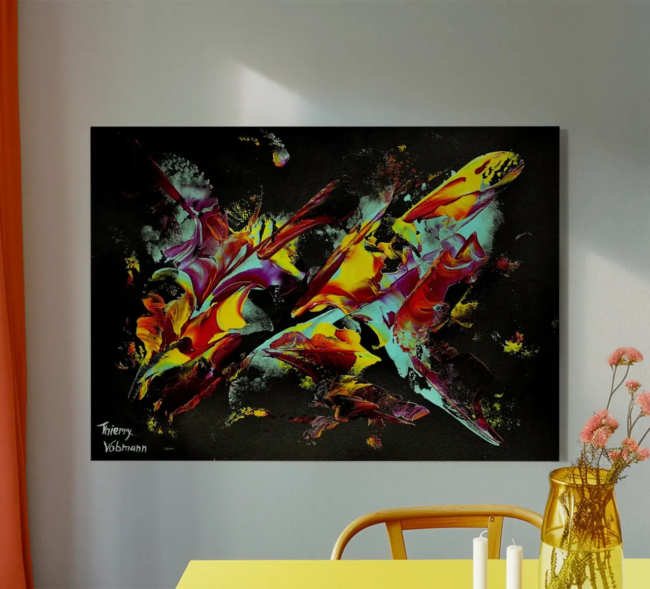 IDEAL GIFT 114 plexiglass da Thierry Vobmann Abstract painting