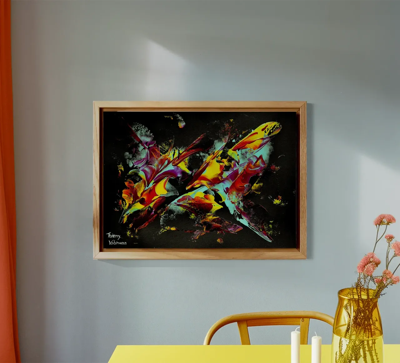 IDEAL GIFT 114 pannello forex da Thierry Vobmann Abstract painting