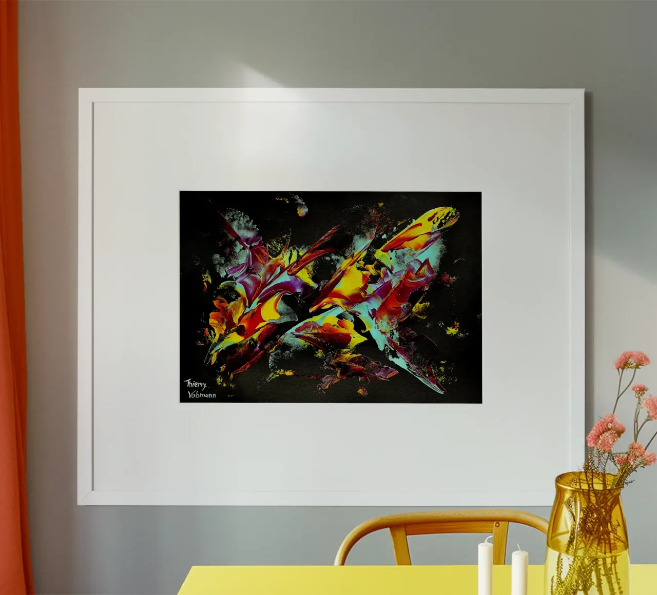 IDEAL GIFT 114 poster da Thierry Vobmann Abstract painting