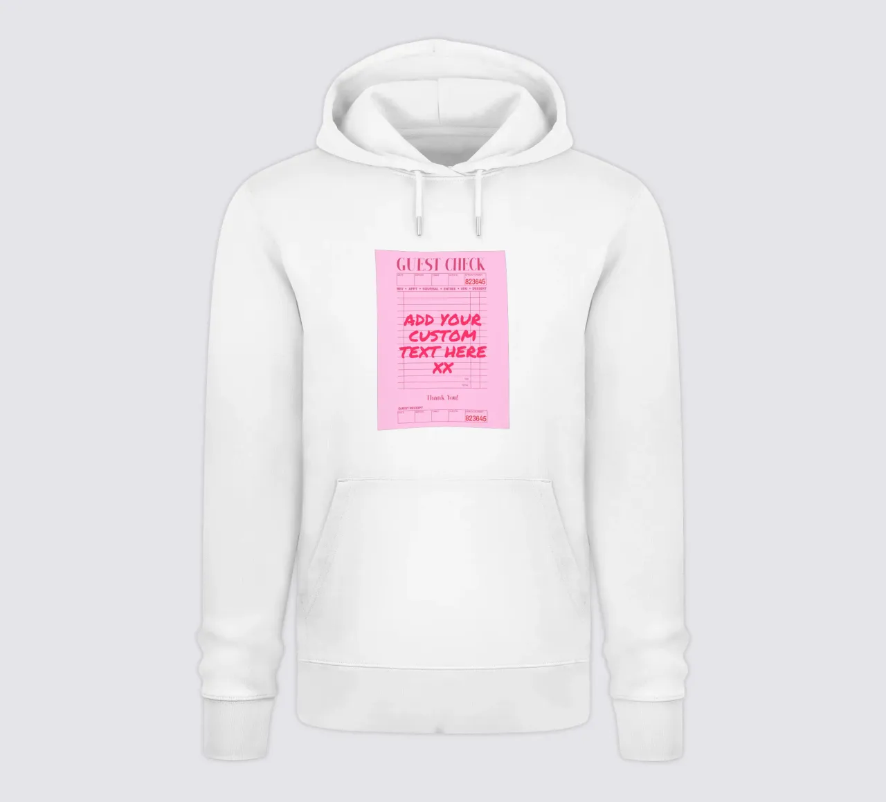 Individueller Druck, personalisiertes Geschenk, individuelle Farbe, Text, Schriftart Hoodie von PrintStudio