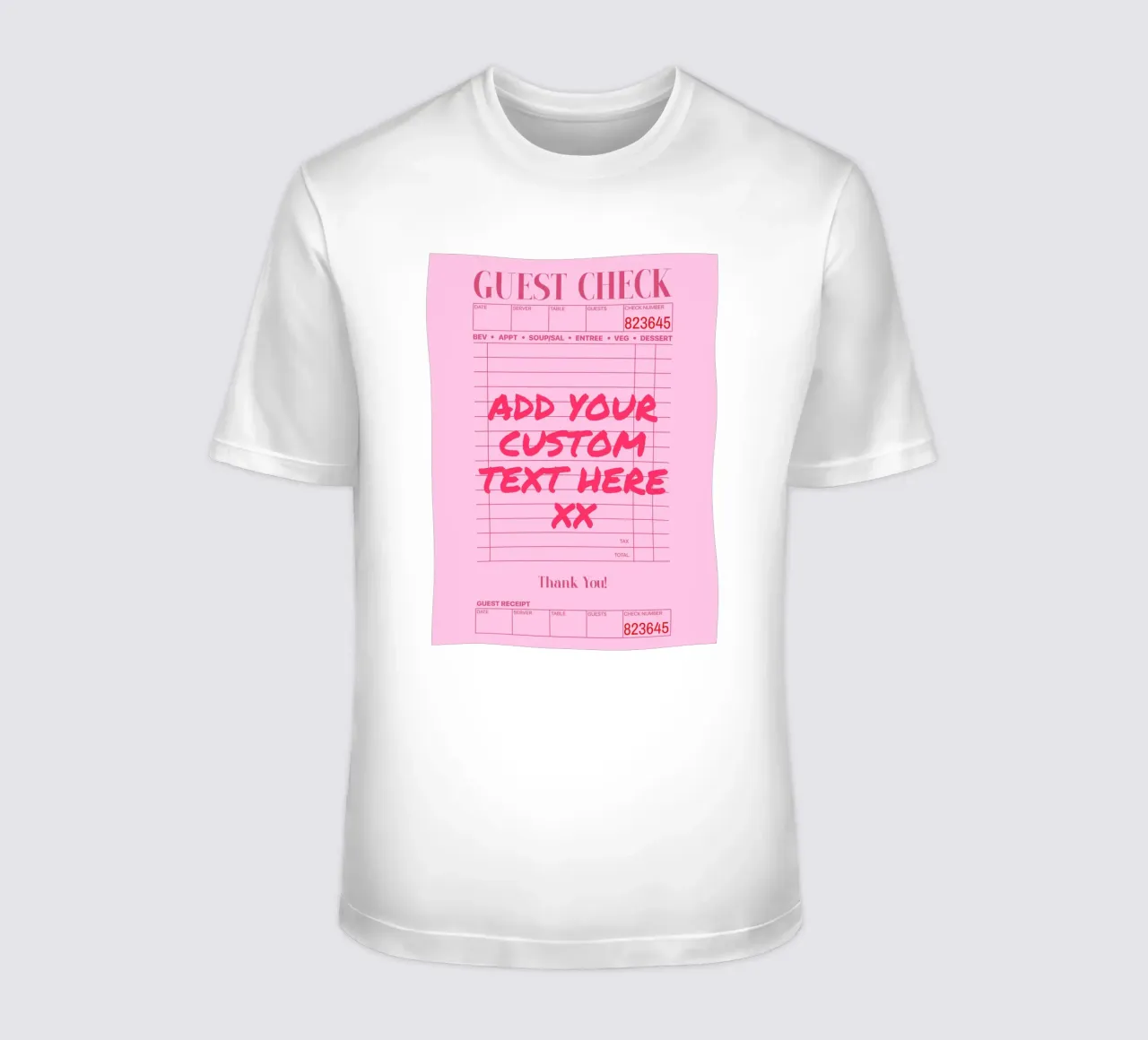 Custom Print, Personalized Gift, Custom Colour, Text, Font t-shirt by PrintStudio
