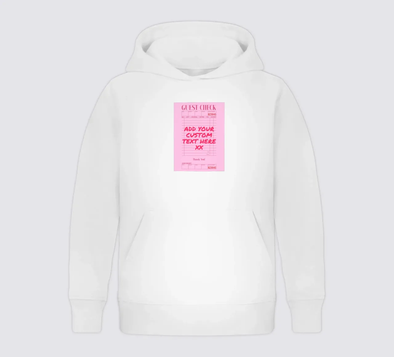 Individueller Druck, personalisiertes Geschenk, individuelle Farbe, Text, Schriftart Kinder Hoodie von PrintStudio