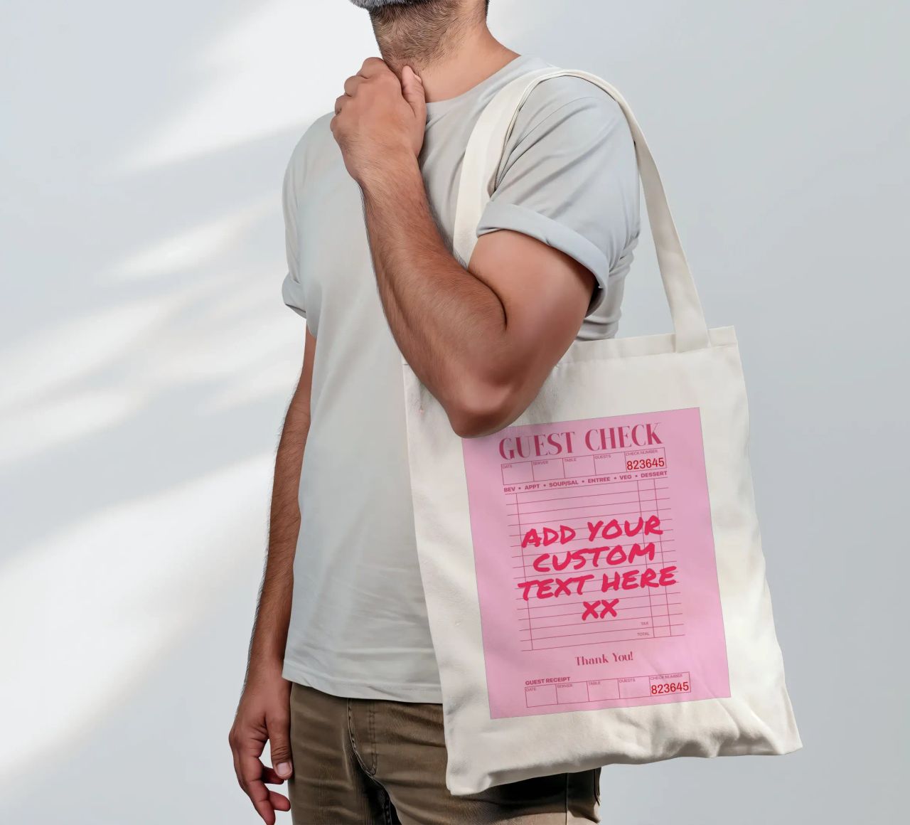 Custom Print, Personalized Gift, Custom Colour, Text, Font tote bag by PrintStudio