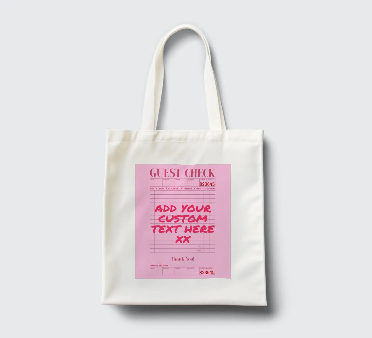 Custom Print, Personalized Gift, Custom Colour, Text, Font tote bag by PrintStudio