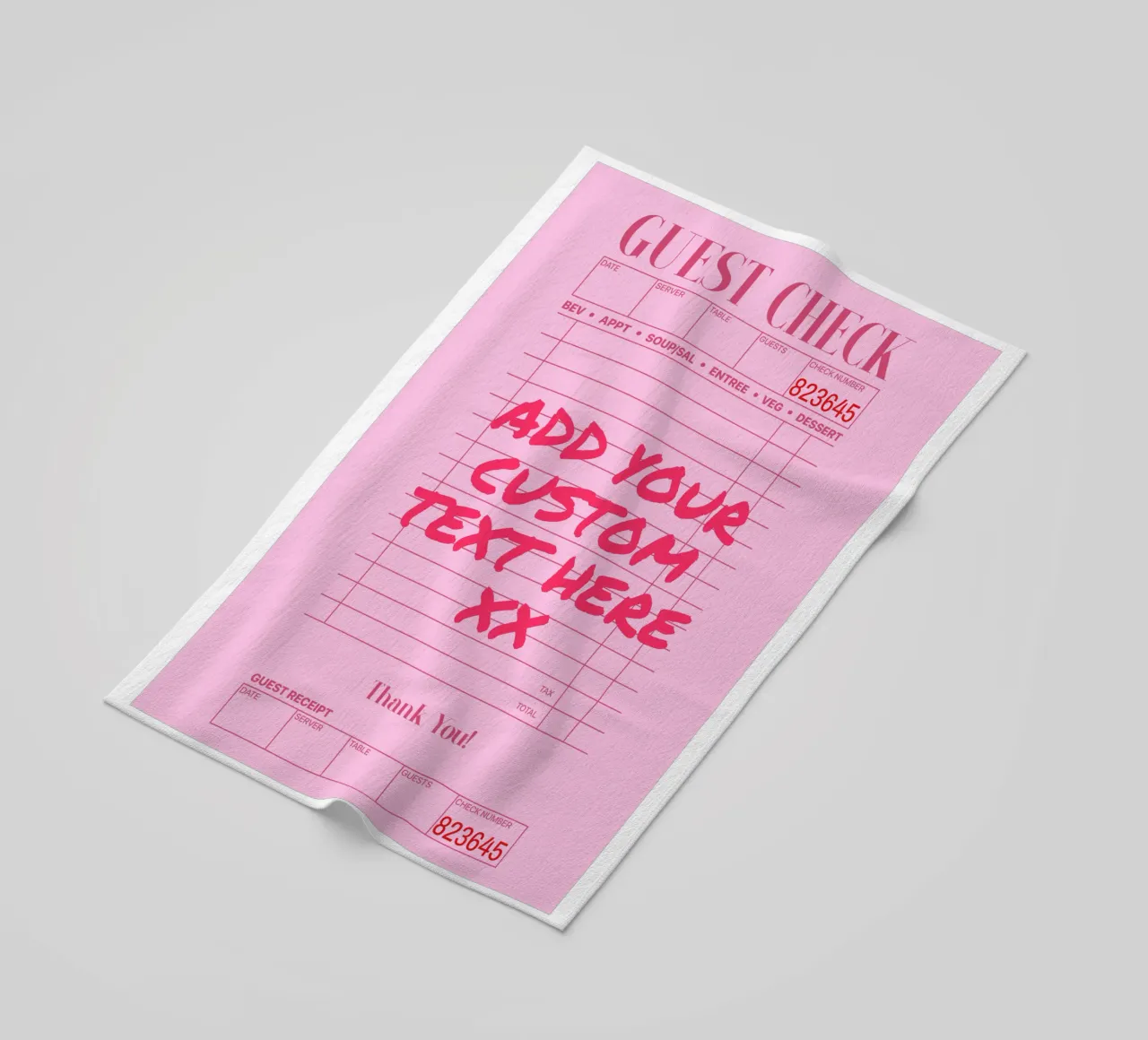 Custom Print, Personalized Gift, Custom Colour, Text, Font beach towel by PrintStudio