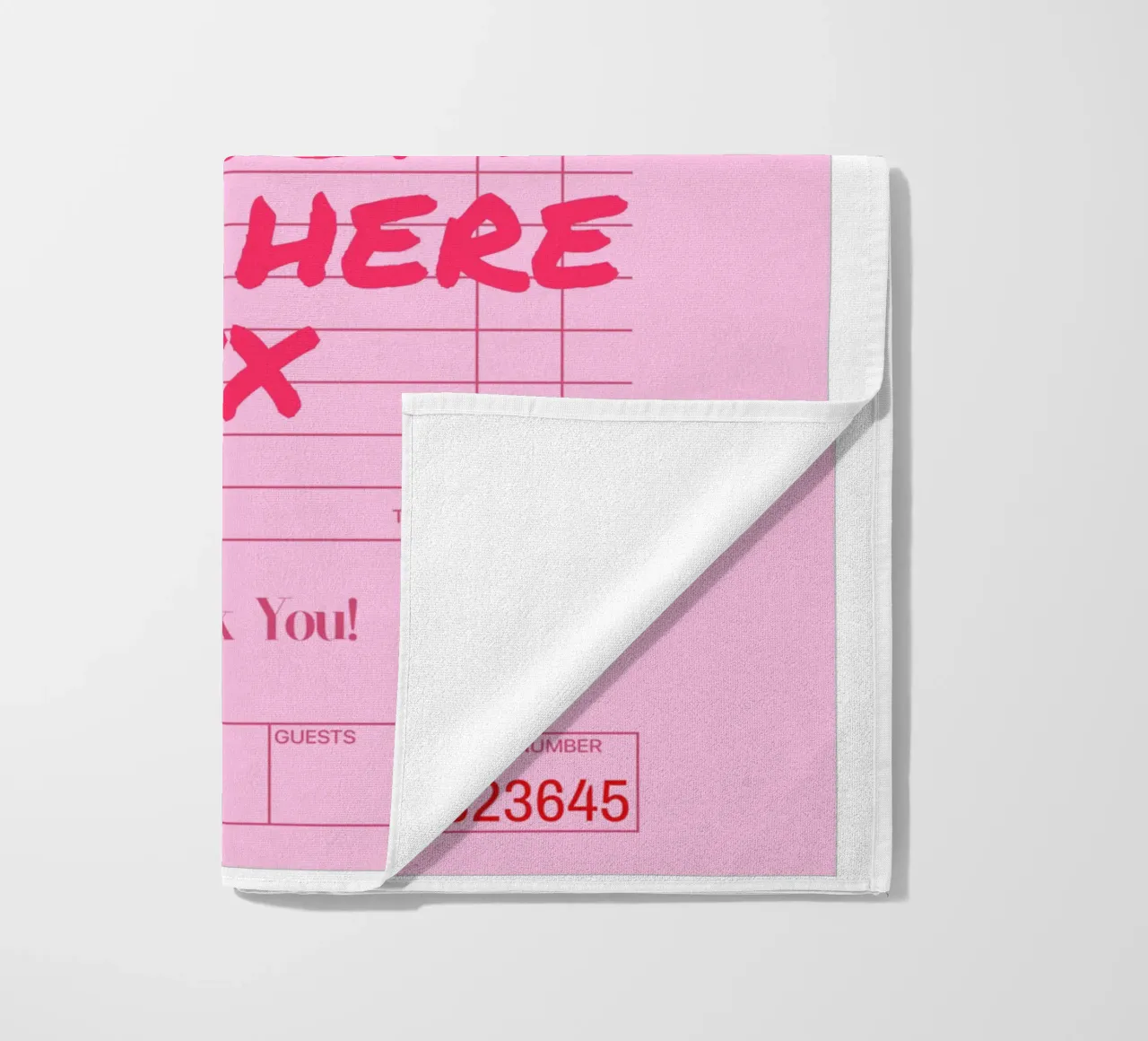 Custom Print, Personalized Gift, Custom Colour, Text, Font beach towel by PrintStudio