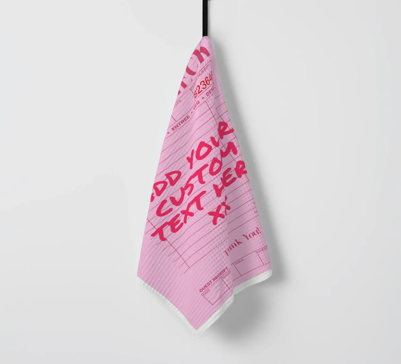 Custom Print, Personalized Gift, Custom Colour, Text, Font tea towel by PrintStudio