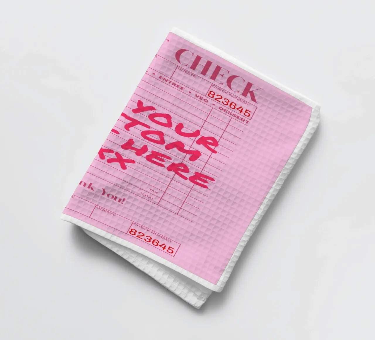 Custom Print, Personalized Gift, Custom Colour, Text, Font tea towel by PrintStudio