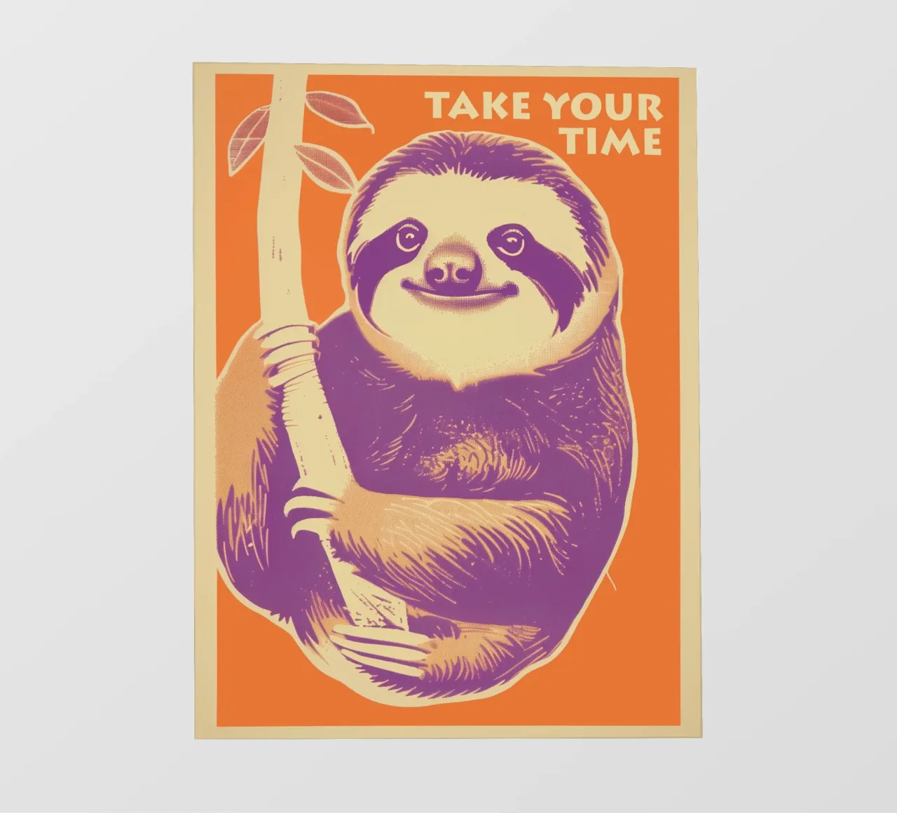 Take your time | Motivation to be lazy pvc cover by Autofocus