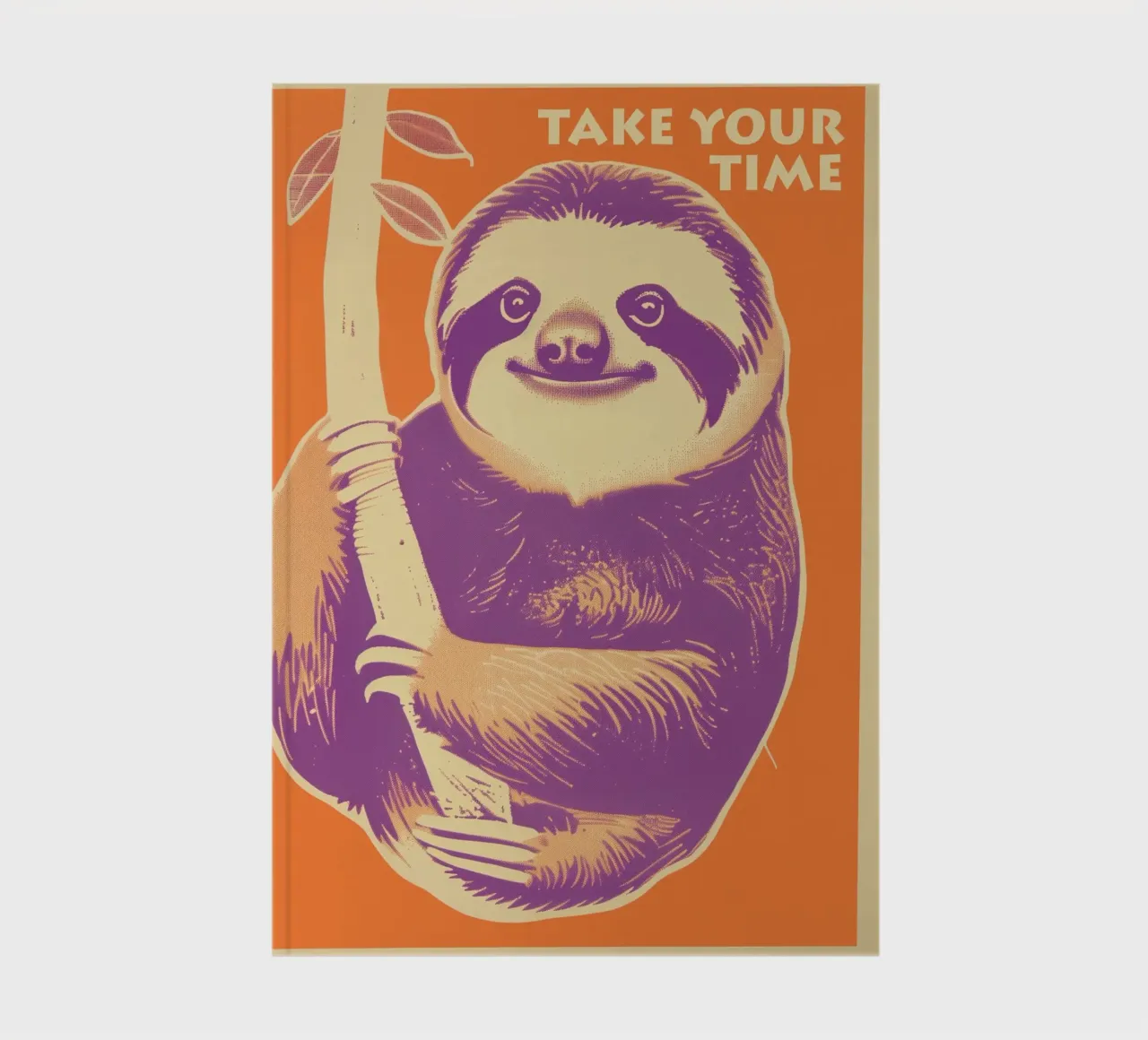 Take your time | Motivation to be lazy notebook by Autofocus