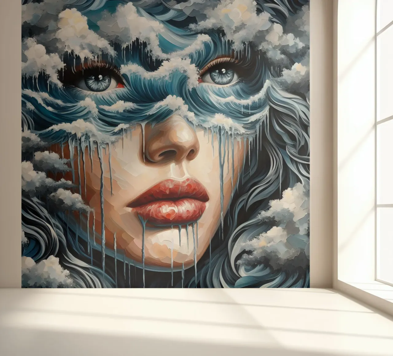 Een golf vangen fotobehang van ARTOMATIC