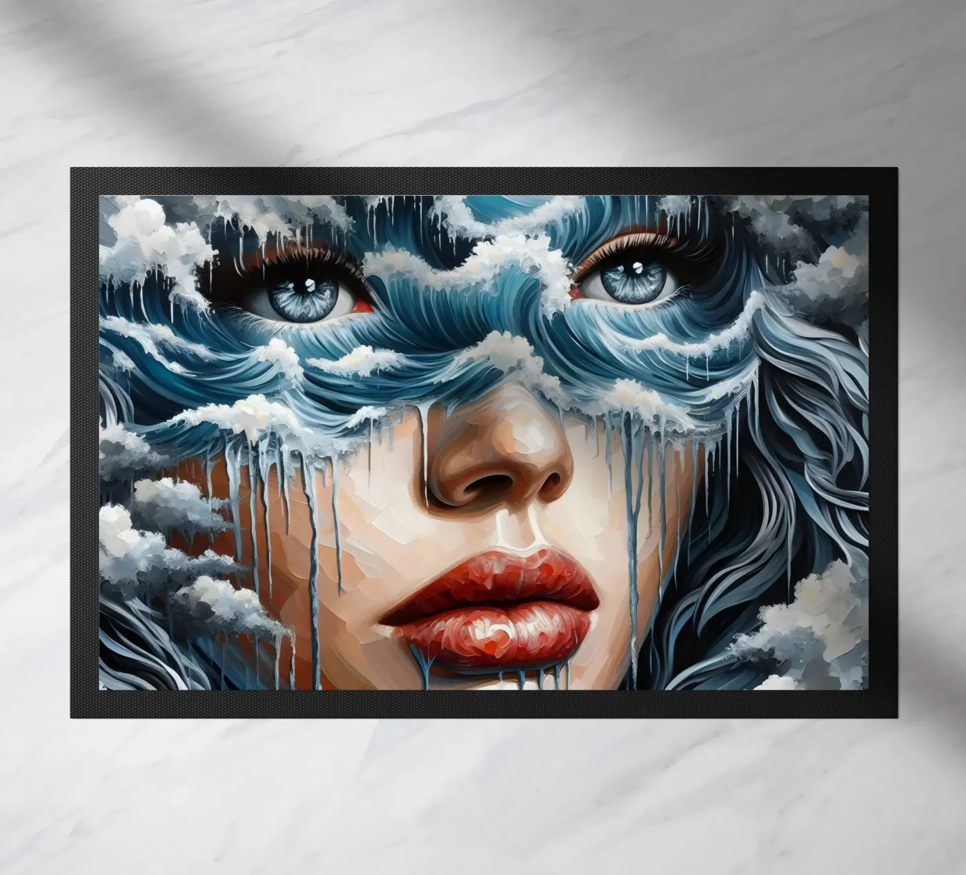 Catch A Wave doormat by ARTOMATIC