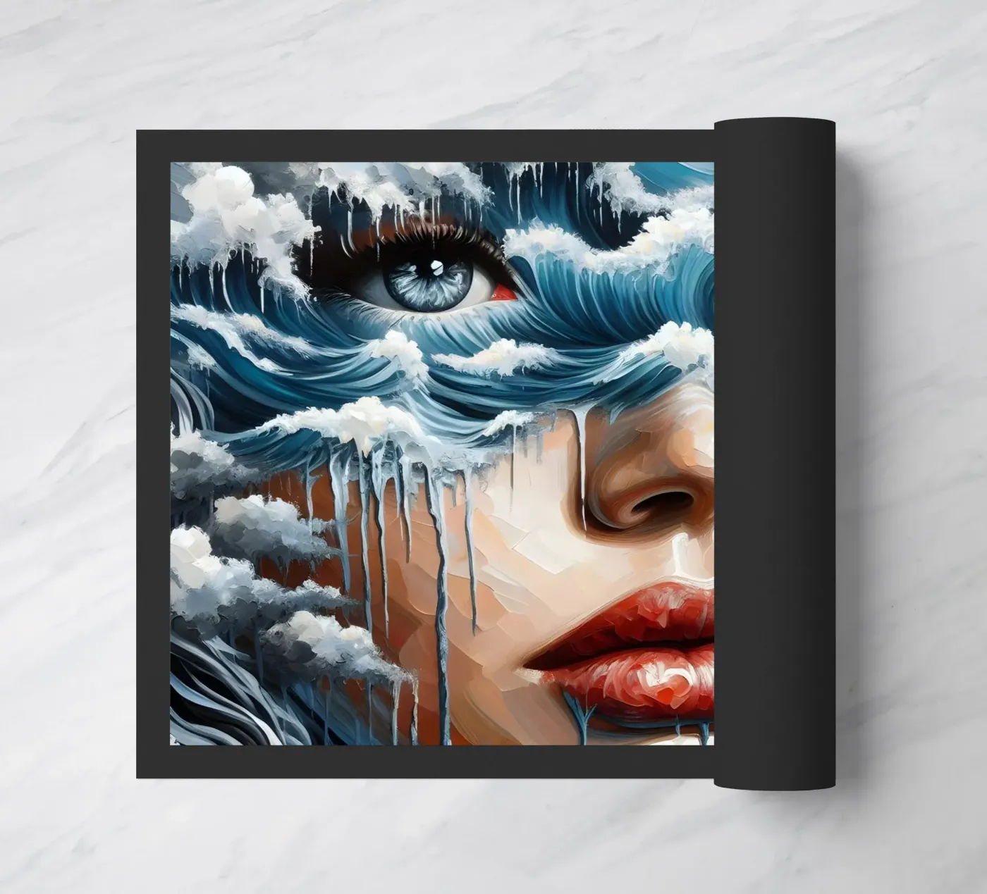 Catch A Wave doormat by ARTOMATIC