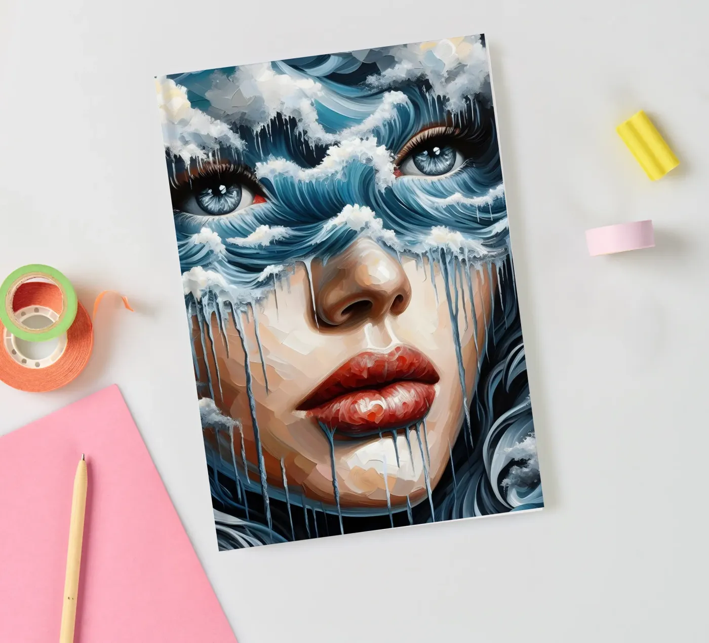 Catch A Wave notebook by ARTOMATIC