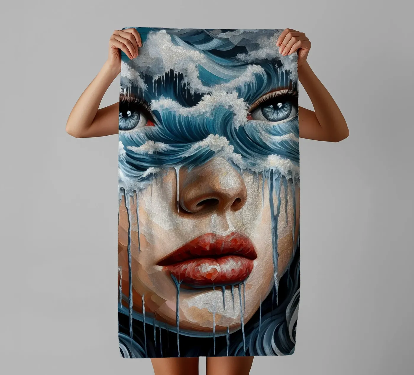 Catch A Wave towel by ARTOMATIC