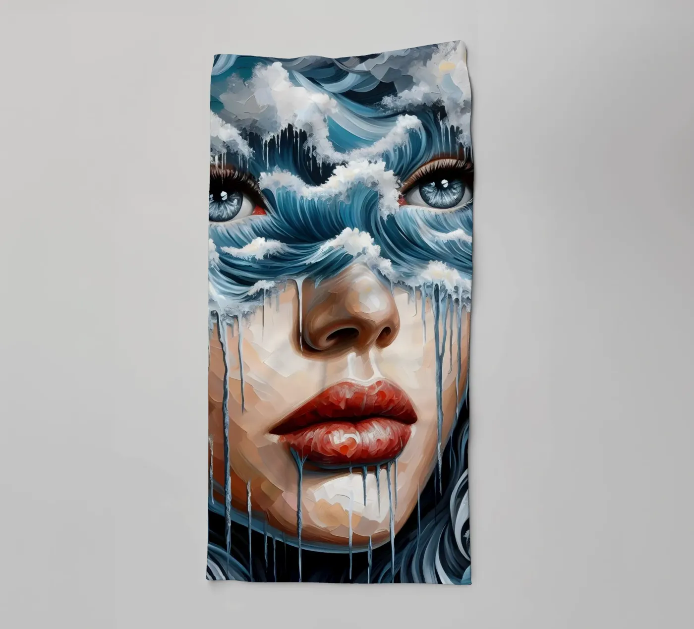Catch A Wave towel by ARTOMATIC