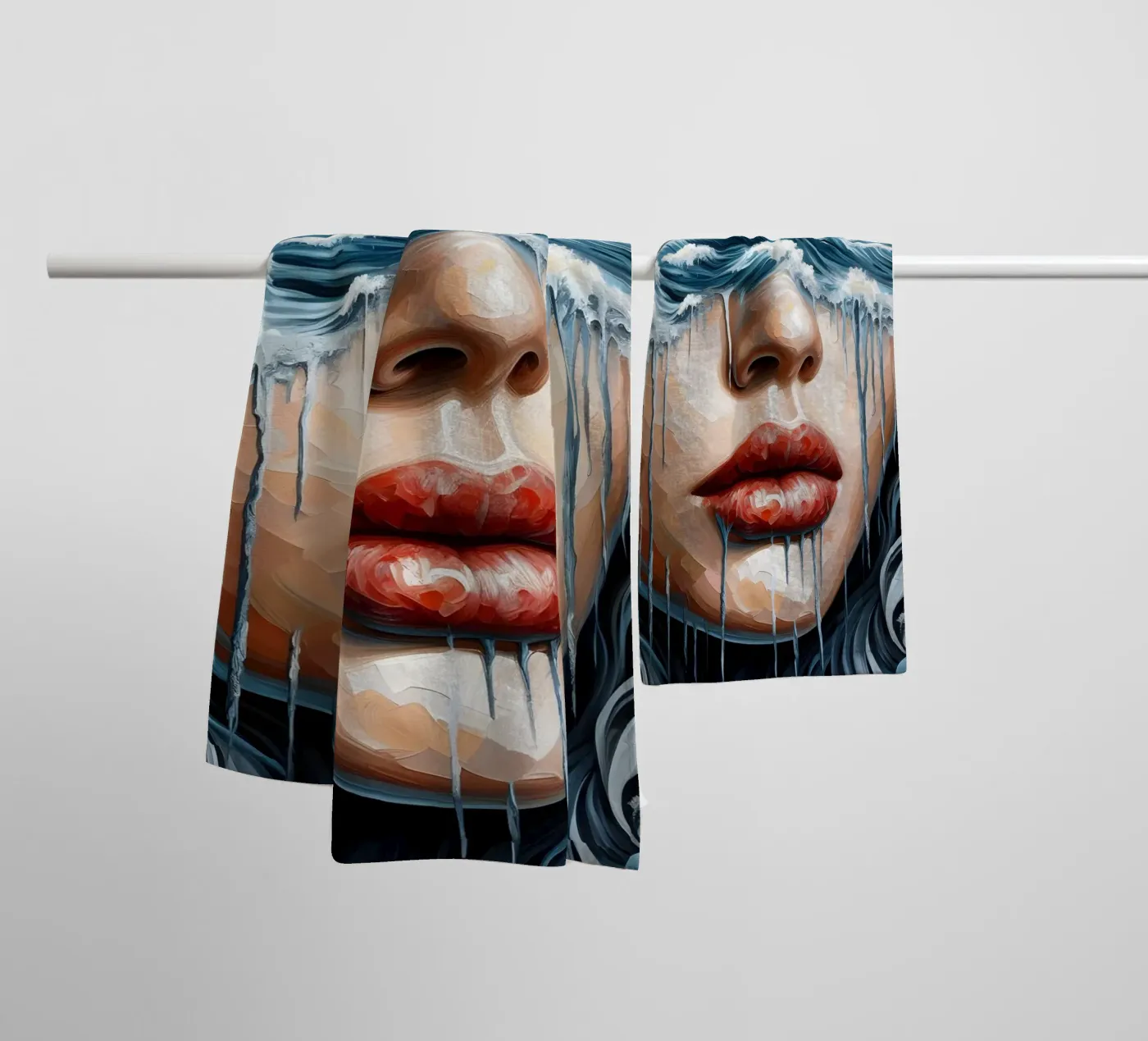 Catch A Wave towel by ARTOMATIC