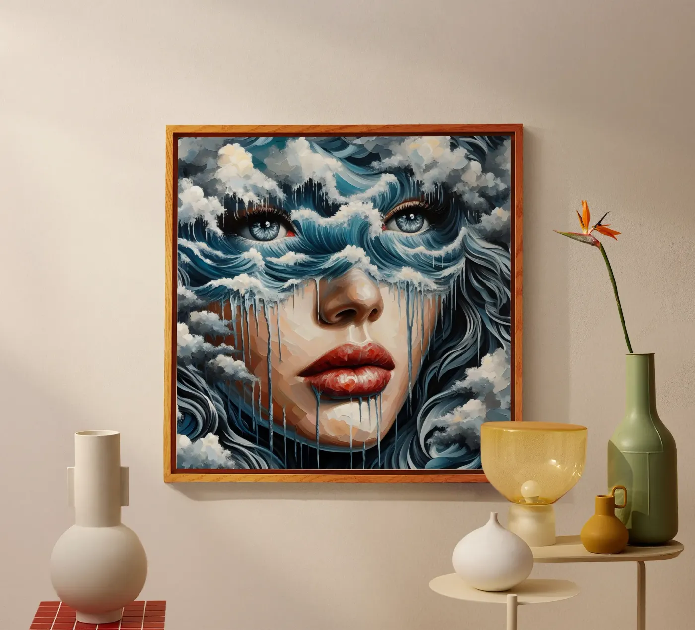 Catch A Wave Acryl-Glas von ARTOMATIC